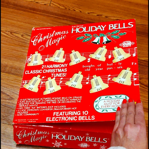 Vintage electronic holiday sound bells